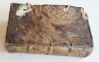 1603 BIBLE COMMENTARY by J. PISCATOR antique VELLUM BINDING - 4