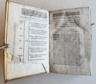 1603 BIBLE COMMENTARY by J. PISCATOR antique VELLUM BINDING - 5