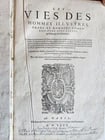1575 PLUTARCHUS LIVES of ILLUSTRIOUS GREEKS & ROMANS 2 VOLS antique ILLUSTRATED - 2