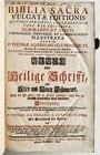 1749 BIBLE in GERMAN & LATIN antique HAND TOOLED PIGSKIN BOUND FOLIO - 2