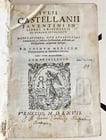 1567 ARISTOTLE COMMENTARY antique PIGSKIN BINDING w/ CLASPS rare 16th CENTURY - 2