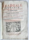 1789 GRADUALE ROMANUM antique ANTIPHONAL LARGE FOLIO 13 x 19" - 2