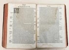 1537 BIBLE in LATIN antique FOLIO BIBLIA BREVES IN AEDEM ANNOTATIONES 16th CENT. - 11