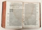 1537 BIBLE in LATIN antique FOLIO BIBLIA BREVES IN AEDEM ANNOTATIONES 16th CENT. - 15