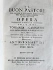 1783 IL BUON PASTORE by TOMMASO CAMPASTRI 3 VOLUMES antique VELLUM Good Shepherd - 6