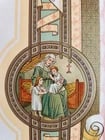 1908 LARGE GERMAN DIPLOMA size 19.5 by 25.5" antique - 4