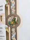 1908 LARGE GERMAN DIPLOMA size 19.5 by 25.5" antique - 5