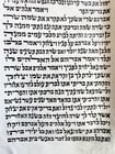 TORAH SCROLL FRAGMENT MANUSCRIPT on VELLUM antique BIBLE GENESIS 16:15 - 21:3 - 6