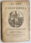 1871 ALL ABOUT CALIFORNIA antique booklet RARE: Title: 1871 ALL ABOUT CALIFORNIA antique booklet RARE Description: ALL ABOUT CALIFORNIA San Francisco; 1871 Original paperback 82 pp. plus advertisings b/w illustrations Size 5.5 by 8.5" Disbound, som