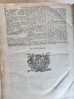 1710 LATIN FRENCH DICTIONARY antique w/ BLIND STAMPED VELLUM BINDING - 10