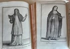 1706 ORDER of MILITANT CHURCH illustrated w/ 244 PLATES 2 VOLS antique VELLUM - 8