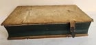 1735 BIBLE in GERMAN & LATIN antique HAND TOOLED PIGSKIN BOUND FOLIO - 3