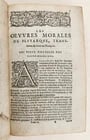 1576-1577 PLUTARCH 2 VOLUMES antique in FRENCH ANCIENT PHILOSOPHY 16th CENTURY - 5