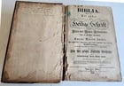 1819 BIBLE 1st Folio Ed PENNSYLVANIA GERMAN Lancaster PA JOHANN BAR antique RARE - 12