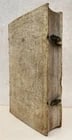 1737 BIBLE in LATIN & GERMAN antique PIGSKIN BOUND FOLIO - 2
