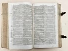 1737 BIBLE in LATIN & GERMAN antique PIGSKIN BOUND FOLIO - 8