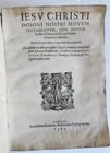 1585 BIBLE in LATIN printed in LONDON antique VELLUM 16th CENTURY NEW TESTAMENT: Title: 1585 BIBLE in LATIN printed in LONDON antique VELLUM 16th CENTURY NEW TESTAMENT Description: Jesu Christi domini nostri novum testamentum... (New Testament of our Lord Jesus Christ) London: