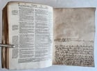 1585 BIBLE in LATIN printed in LONDON antique VELLUM 16th CENTURY NEW TESTAMENT - 8