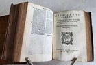 1574 ARISTOTLE 6 VOLS SET ILLUSTRATED antique VELLUM BINDINGS MANUSCRIPT SPINES - 16