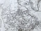 1796 MAP of NORTH AMERICA antique 21.5 by 26" - 3