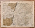 1730s MILITARY MAP antique THEATRE DE LA GUERRE CARTE NOUVELLE LE COURS du RHIN: Title: 1730s MILITARY MAP antique THEATRE DE LA GUERRE CARTE NOUVELLE LE COURS du RHIN Description: THEATRE DE LA GUERRE ou CARTE NOUVELLE de LE COURS du RHIN au dessus de Strasbourg, et les pays adja