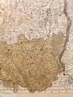 1730s MILITARY MAP antique THEATRE DE LA GUERRE CARTE NOUVELLE LE COURS du RHIN - 3