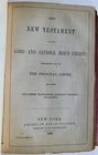 1866 BIBLE in ENGLISH ANTIQUE OLD & NEW TESTAMENTS Americana WALLET STYLE - 7