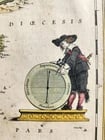 1640 MAP of Namur BELGIUM by WILLEM BLAEU antique AUTHENTIC hand colored - 3