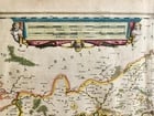 1640 MAP of Namur BELGIUM by WILLEM BLAEU antique AUTHENTIC hand colored - 4