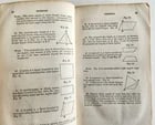 1837 SYSTEM of GEOMETRY & TRIGONOMETRY TREATISE on SURVEYING by A. FLINT antique - 12