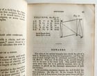 1837 SYSTEM of GEOMETRY & TRIGONOMETRY TREATISE on SURVEYING by A. FLINT antique - 7