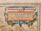 1630s MAP of MECKLENBURG GERMANY antique - 2