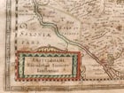 1630s MAP of MECKLENBURG GERMANY antique - 5