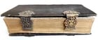 1771 BIBLE in GERMAN STINGRAY BINDING w/SILVER CLASPS antique ILLUSTRATED ZURICH - 3