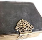1771 BIBLE in GERMAN STINGRAY BINDING w/SILVER CLASPS antique ILLUSTRATED ZURICH - 6