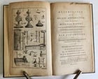 1777 DESCRIPTION of a GLASS APPARATUS for MAKING MINERAL WATER antique RARE (1 of 5)