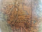 1930s TERRESTRIAL GLOBE by C.S. Hammond New York antique 12 inches diameter - 13