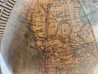 1930s TERRESTRIAL GLOBE by C.S. Hammond New York antique 12 inches diameter - 7