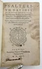 1575 PSALTERIUM DAVIDIS antique 16th century BIBLE PSALMS of DAVID rare (1 of 6)