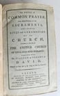 1801 BOOK of COMMON PRAYER in ENGLISH w/ METAL FITTINGS & CLASPS antique - 2