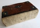 1801 BOOK of COMMON PRAYER in ENGLISH w/ METAL FITTINGS & CLASPS antique - 3