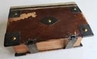 1801 BOOK of COMMON PRAYER in ENGLISH w/ METAL FITTINGS & CLASPS antique - 4