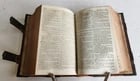 1801 BOOK of COMMON PRAYER in ENGLISH w/ METAL FITTINGS & CLASPS antique - 6