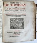 1619 HISTORY of TOURNAY BELGIUM antique ILLUSTRATED vellum bound - 5
