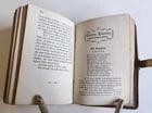 1870s PRAYER BOOK in GERMAN antique APPLIED BONE CROSS BINDING DIE HIMMELSPFORTE - 10