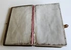 1870s PRAYER BOOK in GERMAN antique APPLIED BONE CROSS BINDING DIE HIMMELSPFORTE - 12