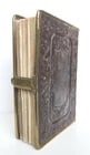 1870s PRAYER BOOK in GERMAN antique APPLIED BONE CROSS BINDING DIE HIMMELSPFORTE - 5