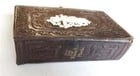 1870s PRAYER BOOK in GERMAN antique APPLIED BONE CROSS BINDING DIE HIMMELSPFORTE - 8
