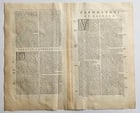 1640 MAP of Vermandois FRANCE by WILLEM BLAEU antique AUTHENTIC hand colored - 5