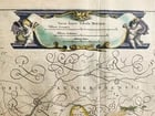 1640 MAP of MECHLIN AERSCHOT BELGIUM WILLEM BLAEU antique AUTHENTIC hand colored - 3